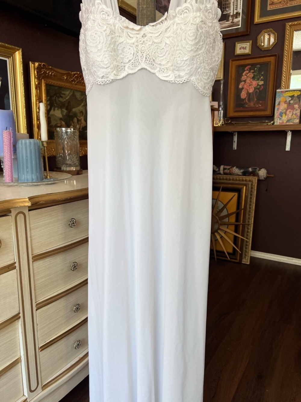 Vintage Flora Nikrooz Robe and Nightgown Set Size Medium - Picture 4 of 16